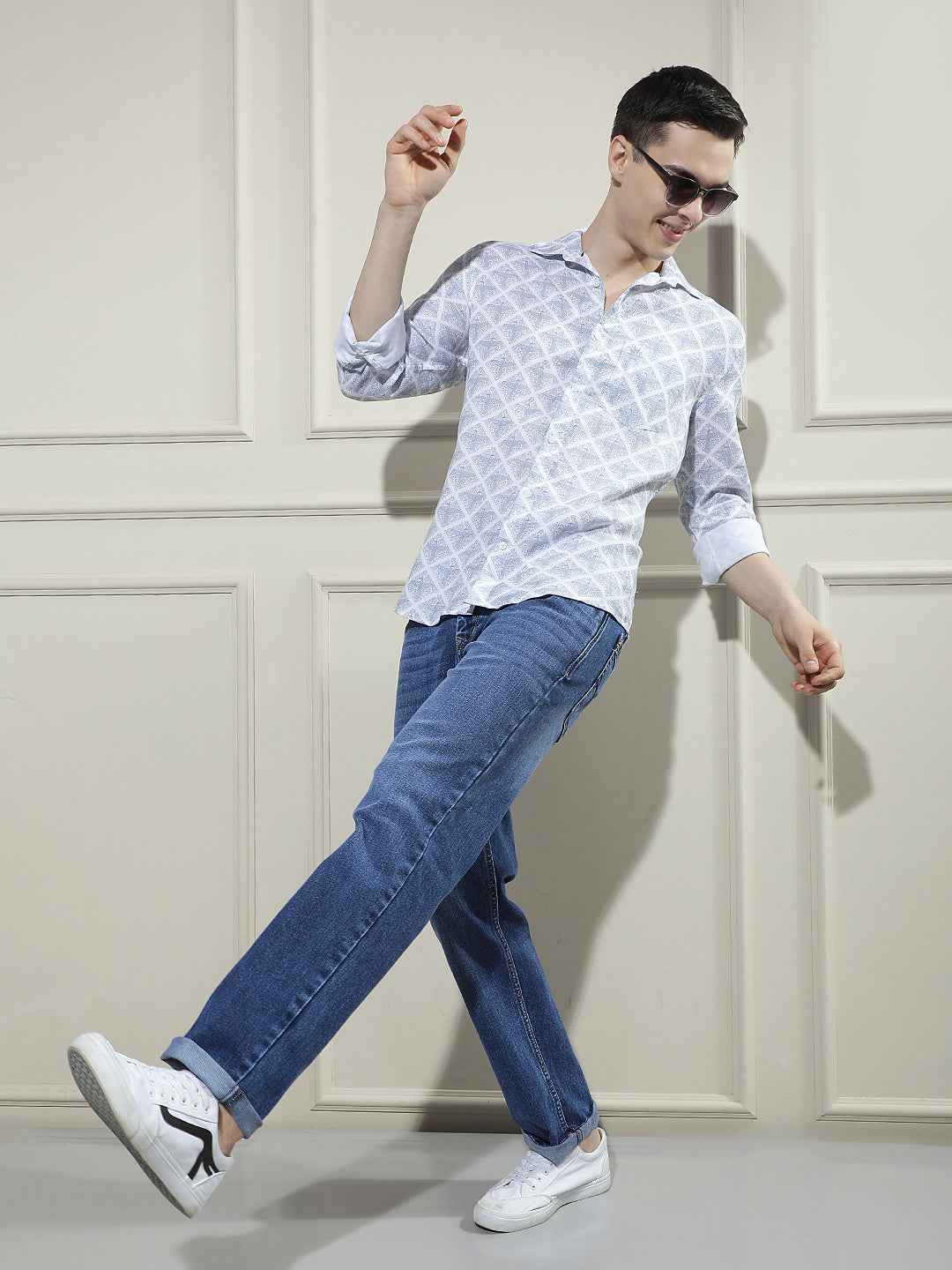 Heritage Blue Printed Shirt