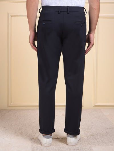 Navy Blue Tailored Trousers