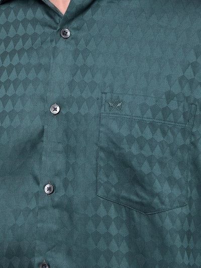 Classique Green Printed Shirt