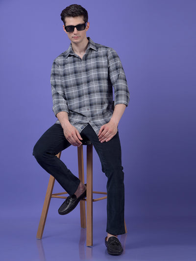 Navy Blue Corduroy Trousers