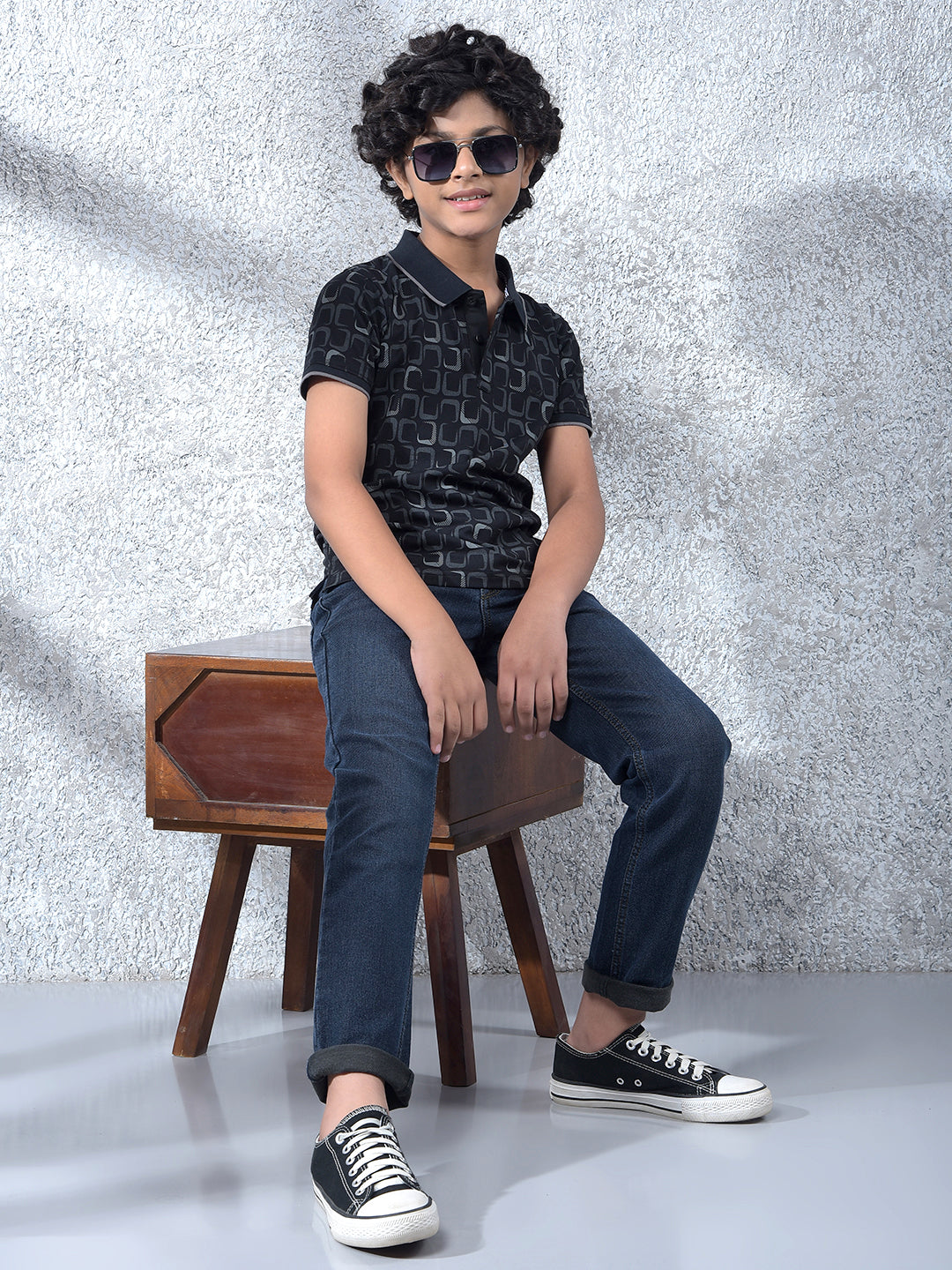 Athleisure Navy Blue Jeans