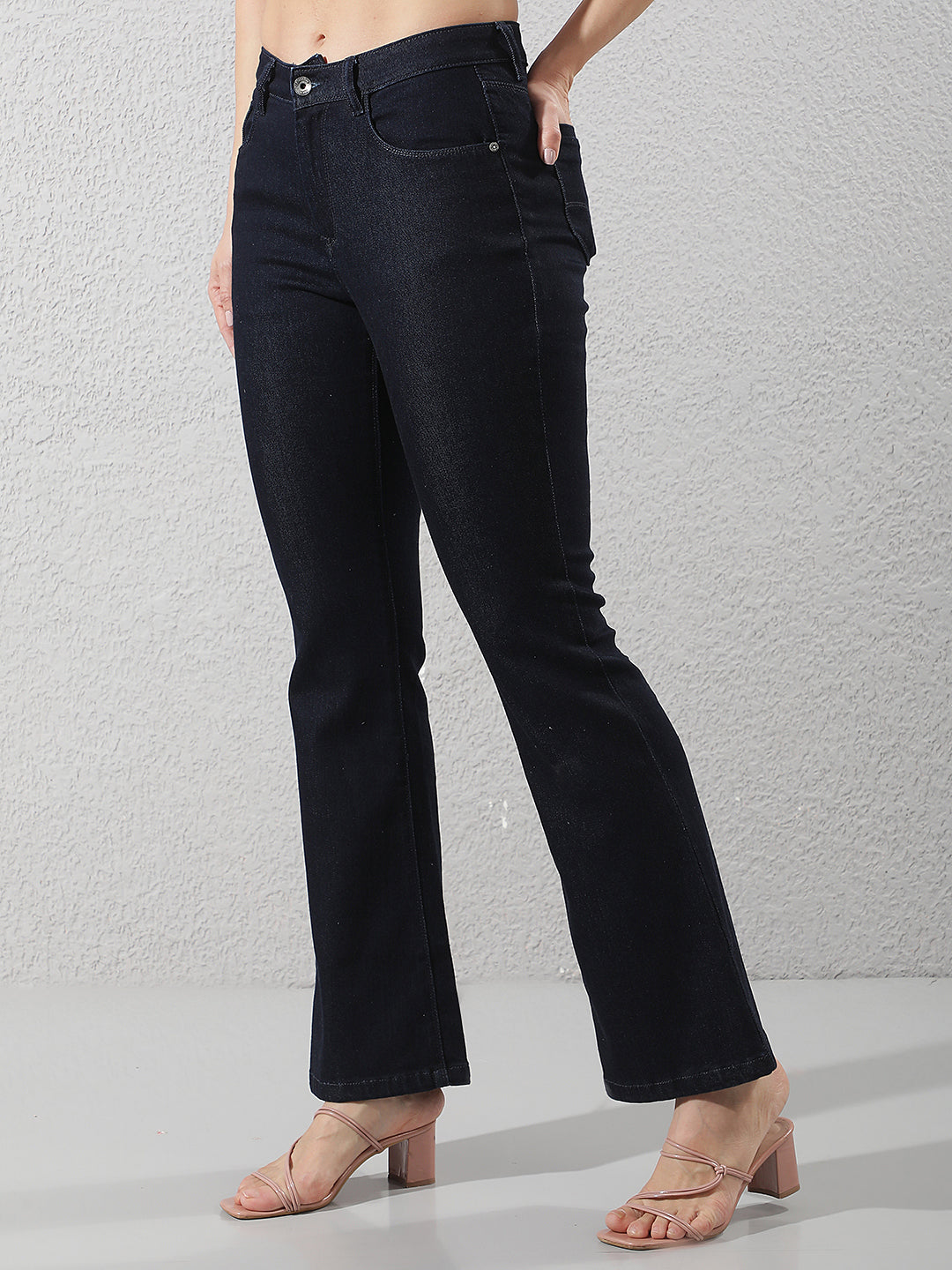 Navy Blue Bootcut Jeans