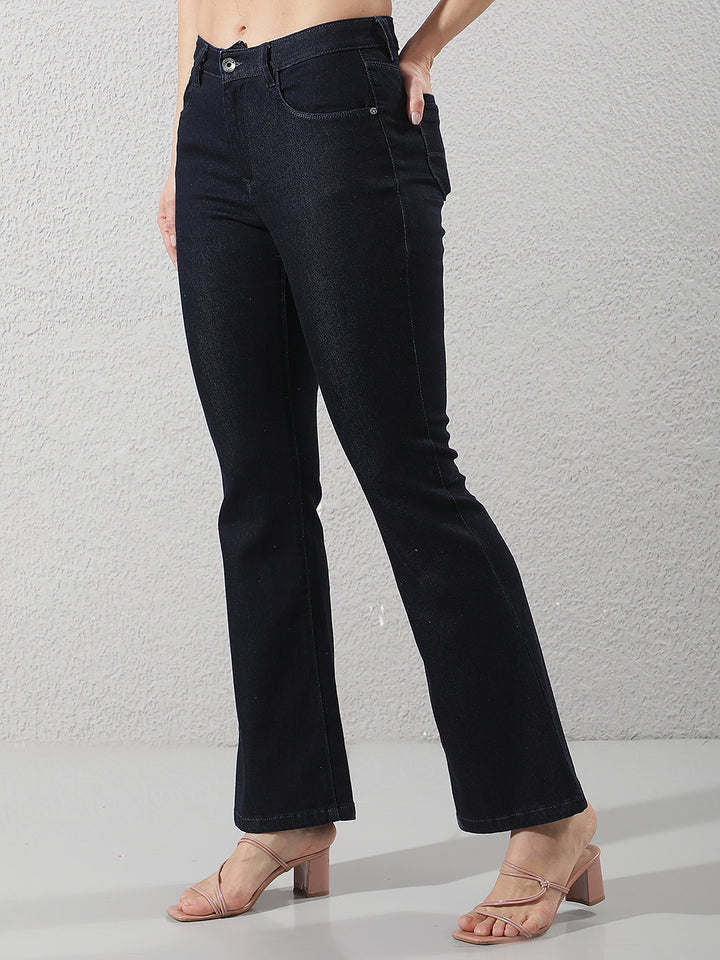 Navy Blue Bootcut Jeans