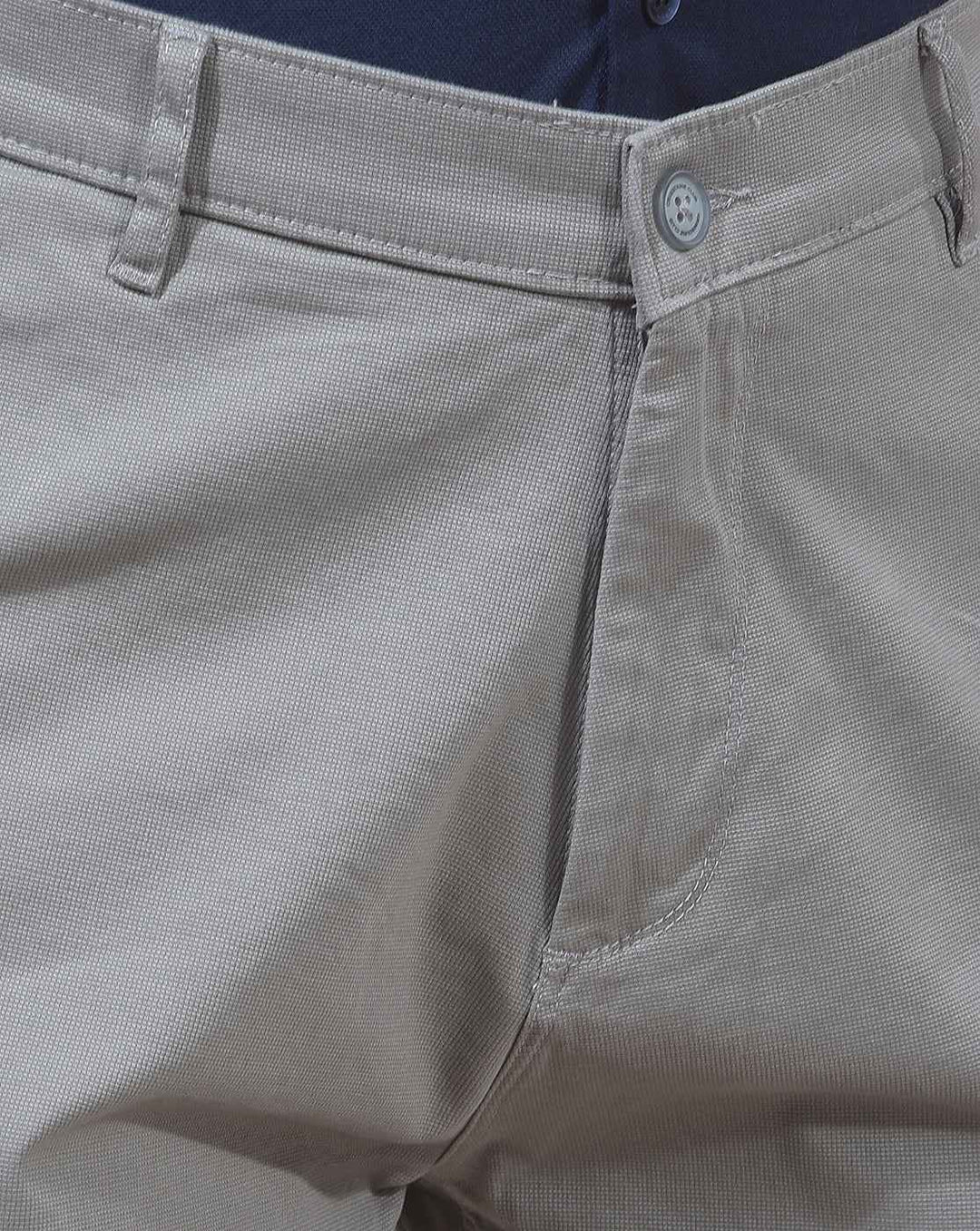 Spark Grey Straight Trousers