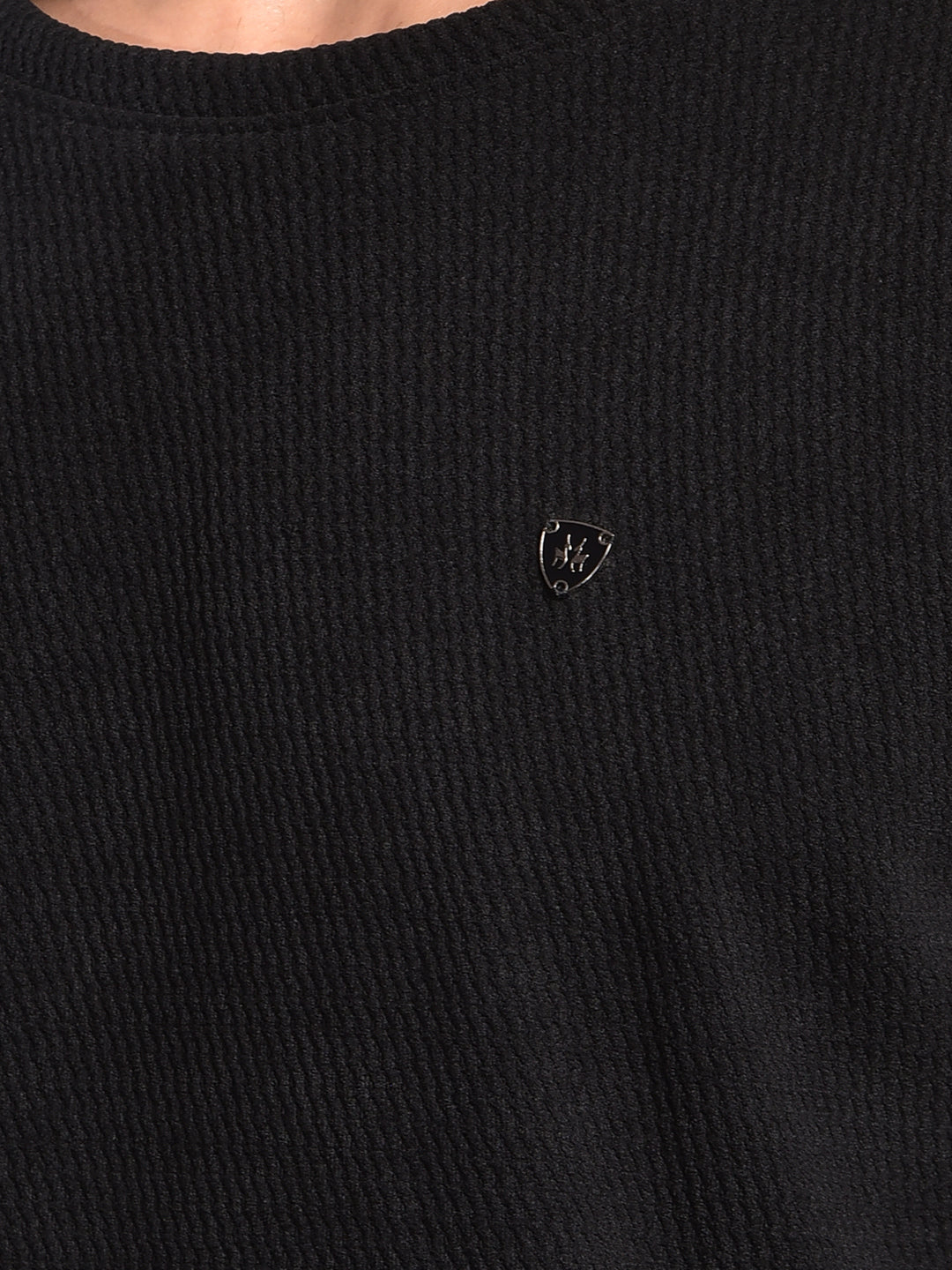 Muted Drift Knit Sweatshirt