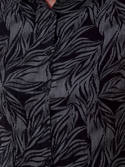 Black Printed Shirt