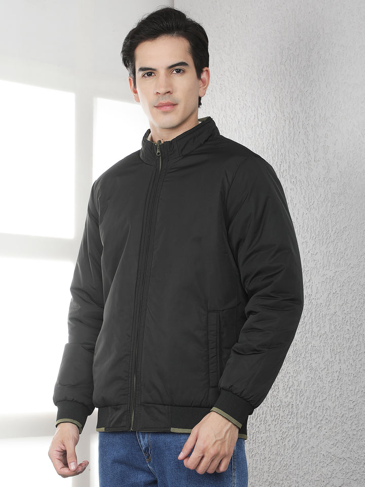 Black Padded Reversible Jacket