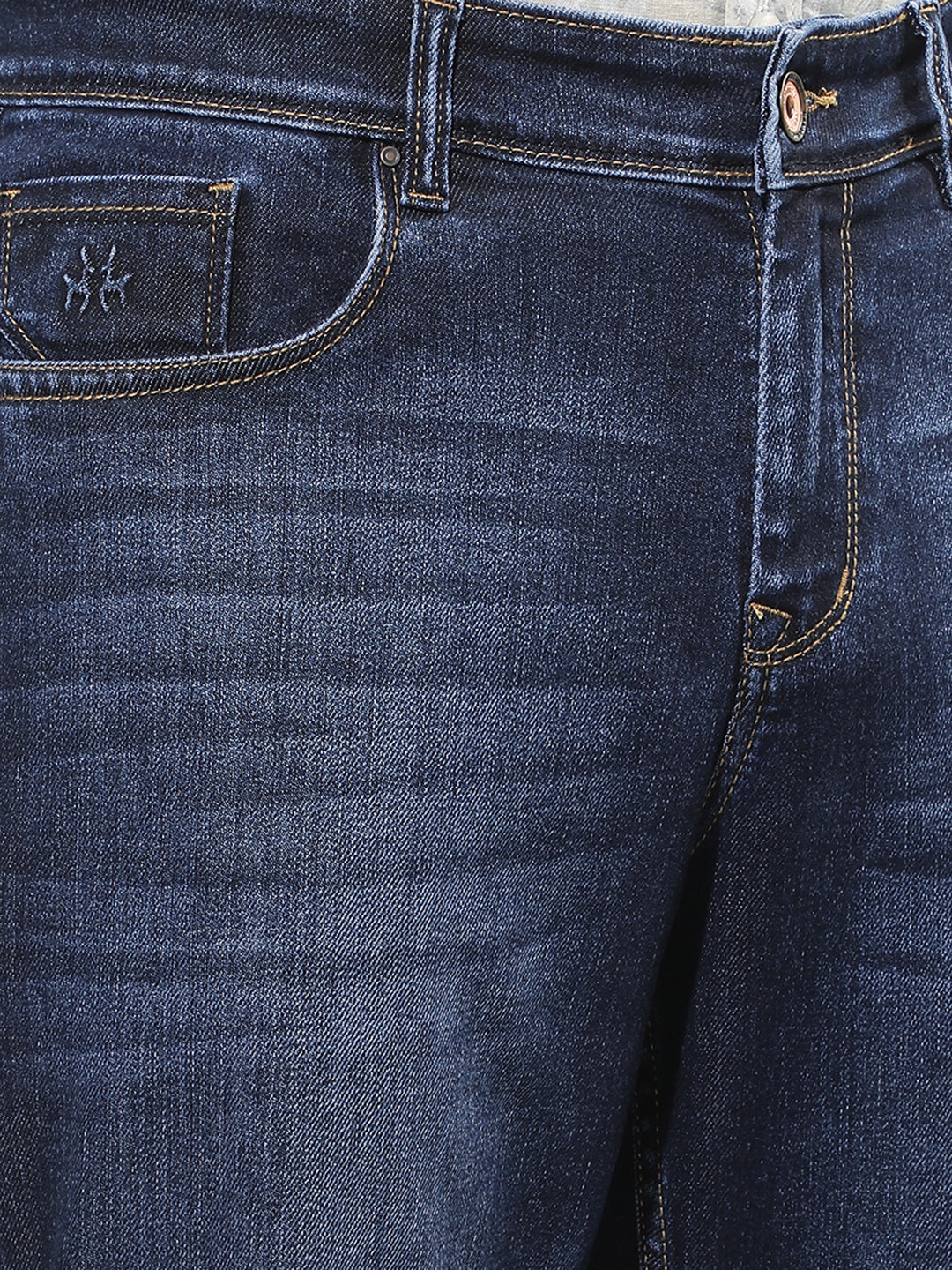 Minimalist Sapphire Blue Baggy Jeans