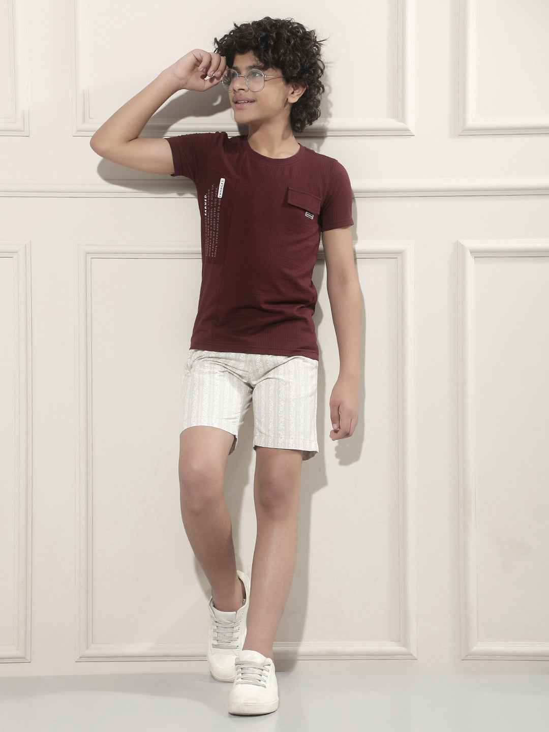 Wine Typographic Print T-Shirt