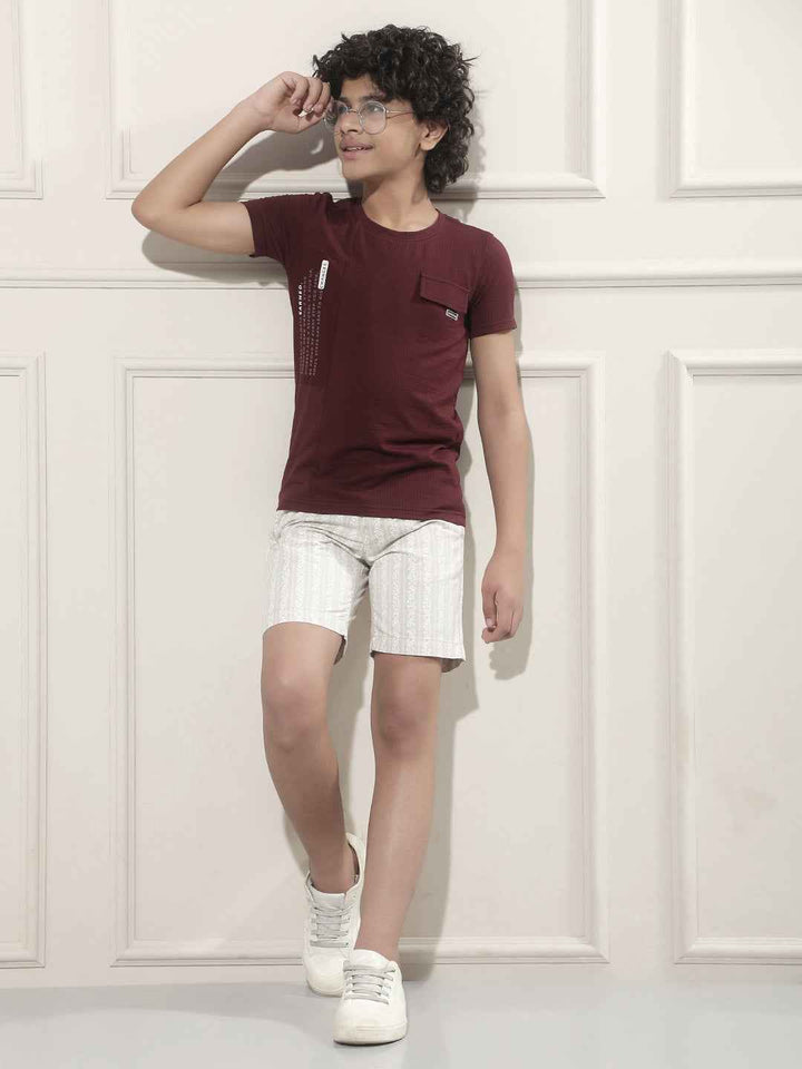 Wine Typographic Print T-Shirt