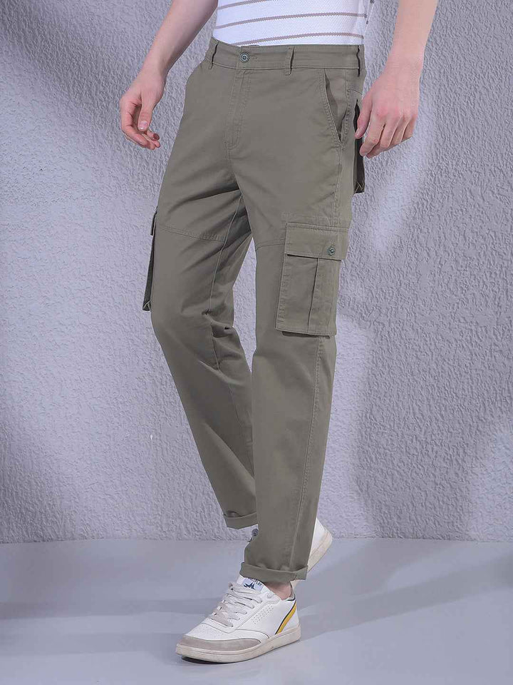 Olive Street Utility Cargo Trousers