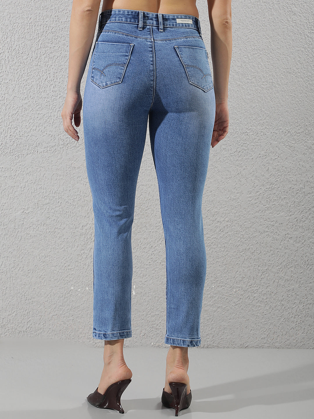 Modern Cobalt Blue Straight Jeans