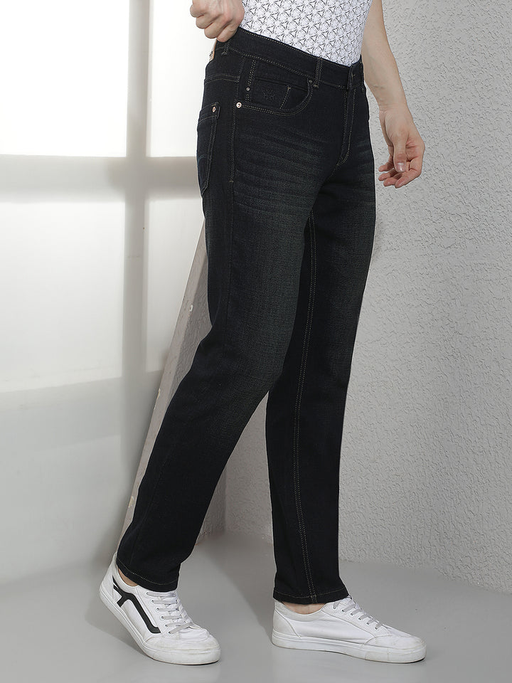 Classic Ink Blue Whisker Jeans