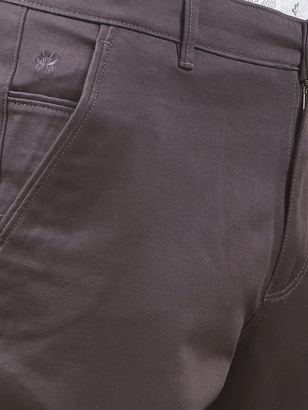 Monochrome Grey Slim Trousers