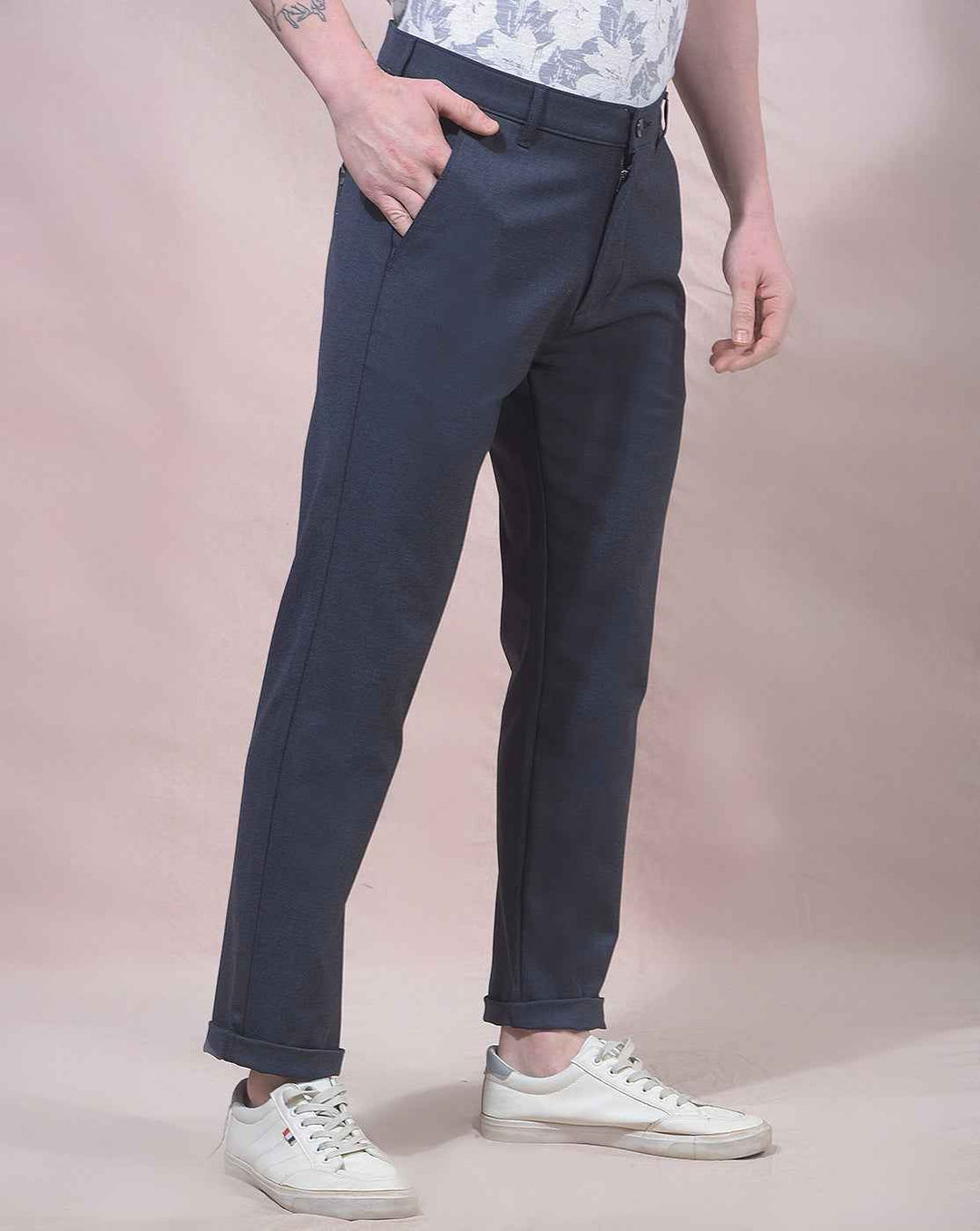 Classic Navy Versatile Trousers