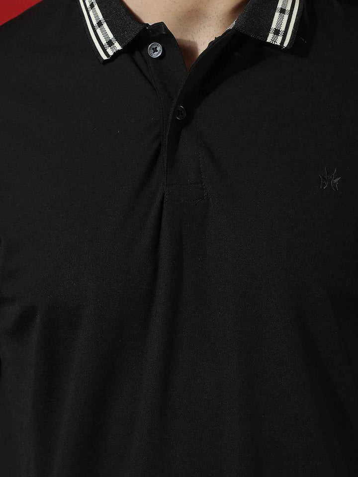 Jet Black Classic Polo T-Shirt