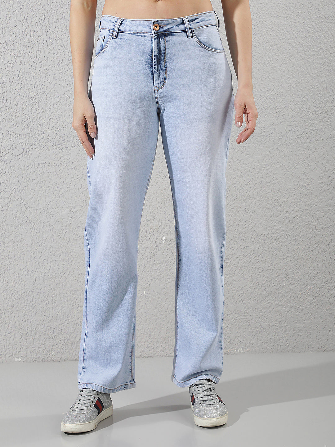Signature Cobalt Blue Straight Jeans