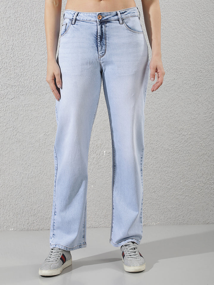Signature Cobalt Blue Straight Jeans