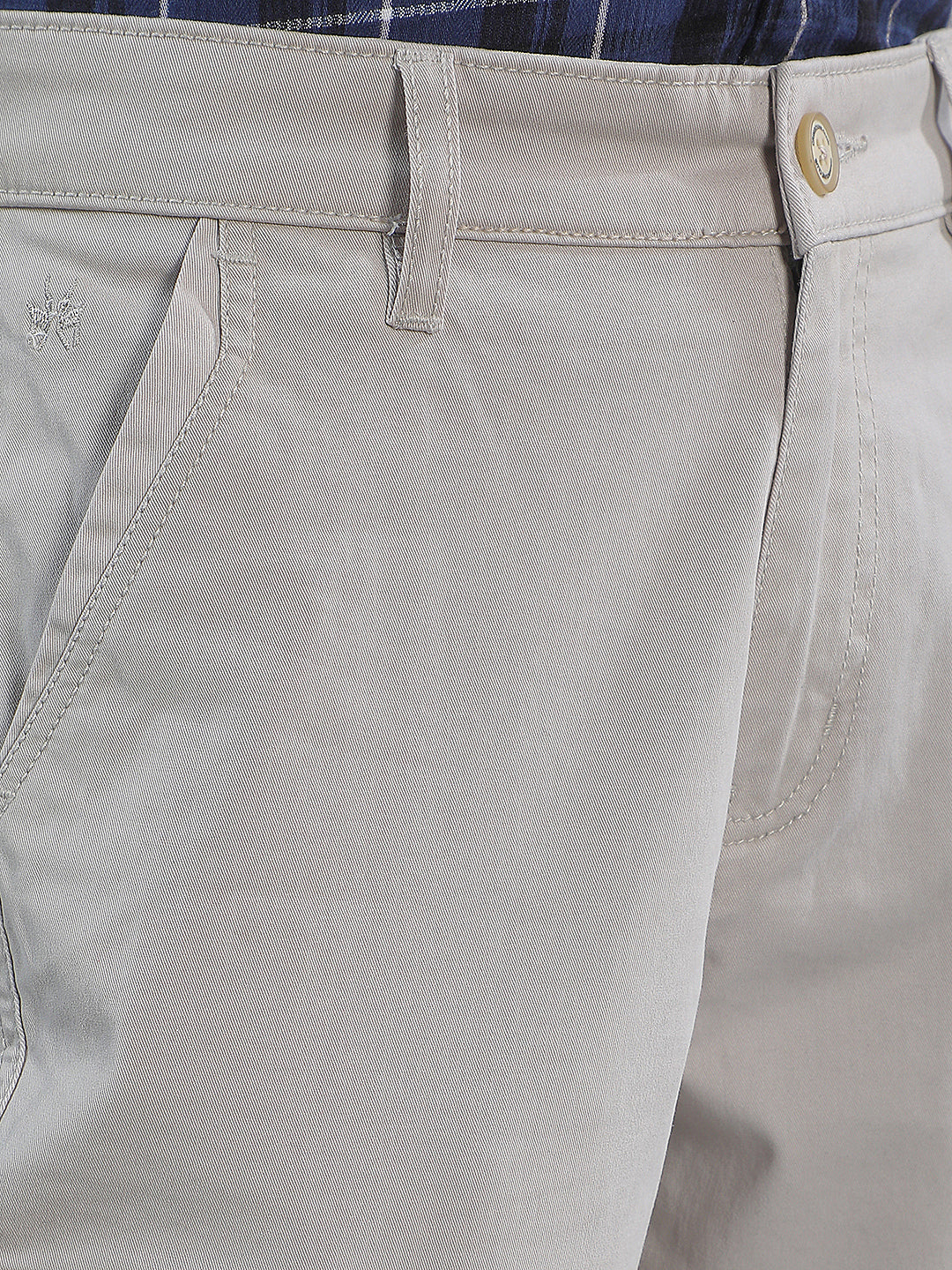 Tailored Cream Beige Cargo Trousers