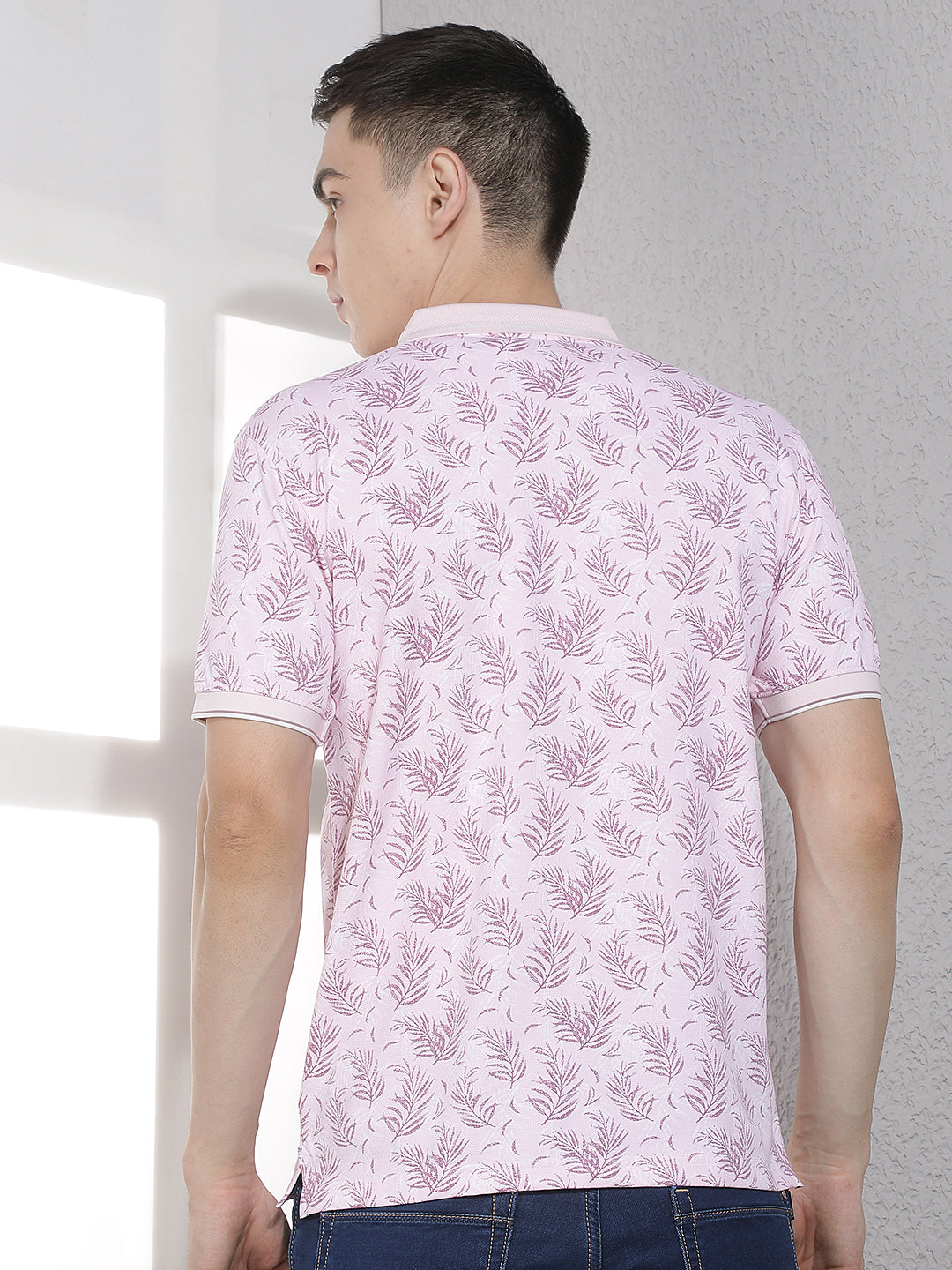 Purple Floral Print T-Shirt