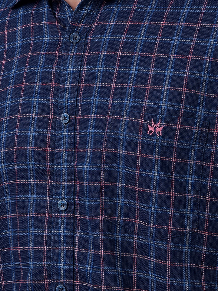 Red Checked 100% Cotton Shirt