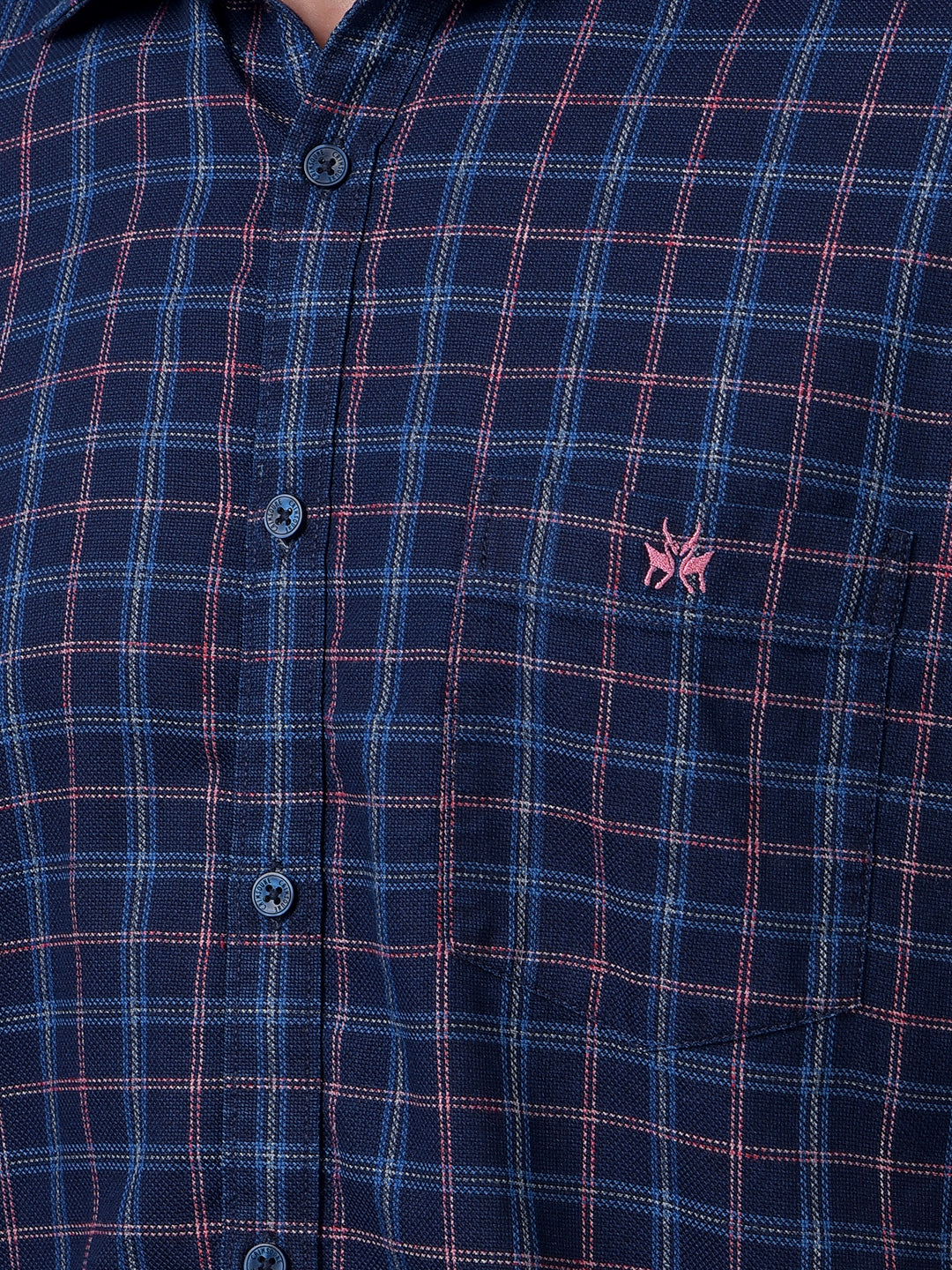 Red Checked 100% Cotton Shirt