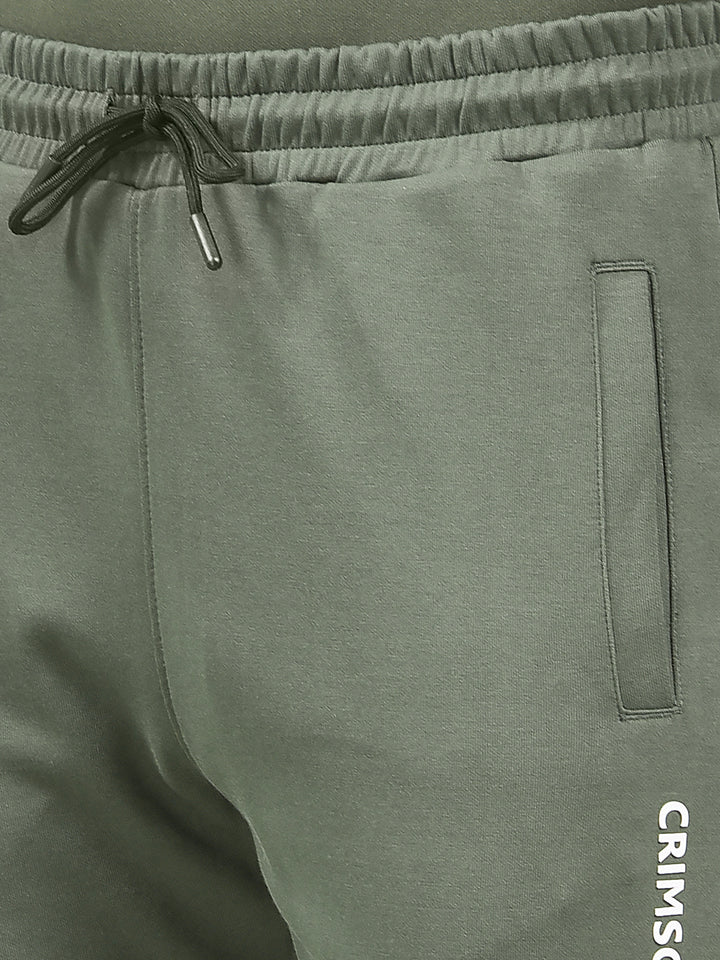 Olive Cotton Trackpants