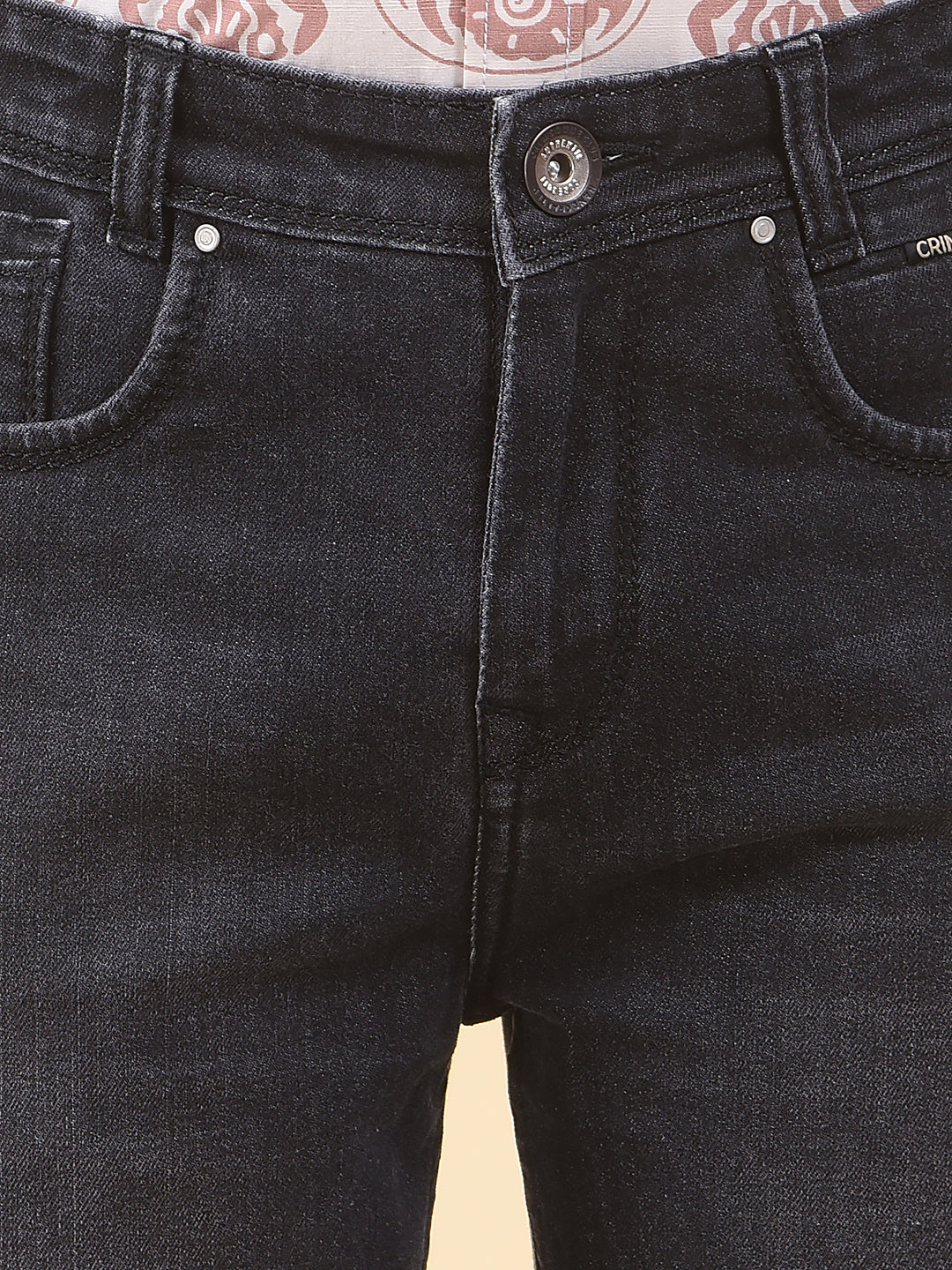 Dapper Black Straight Jeans