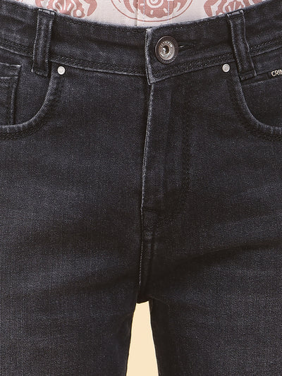 Dapper Black Straight Jeans
