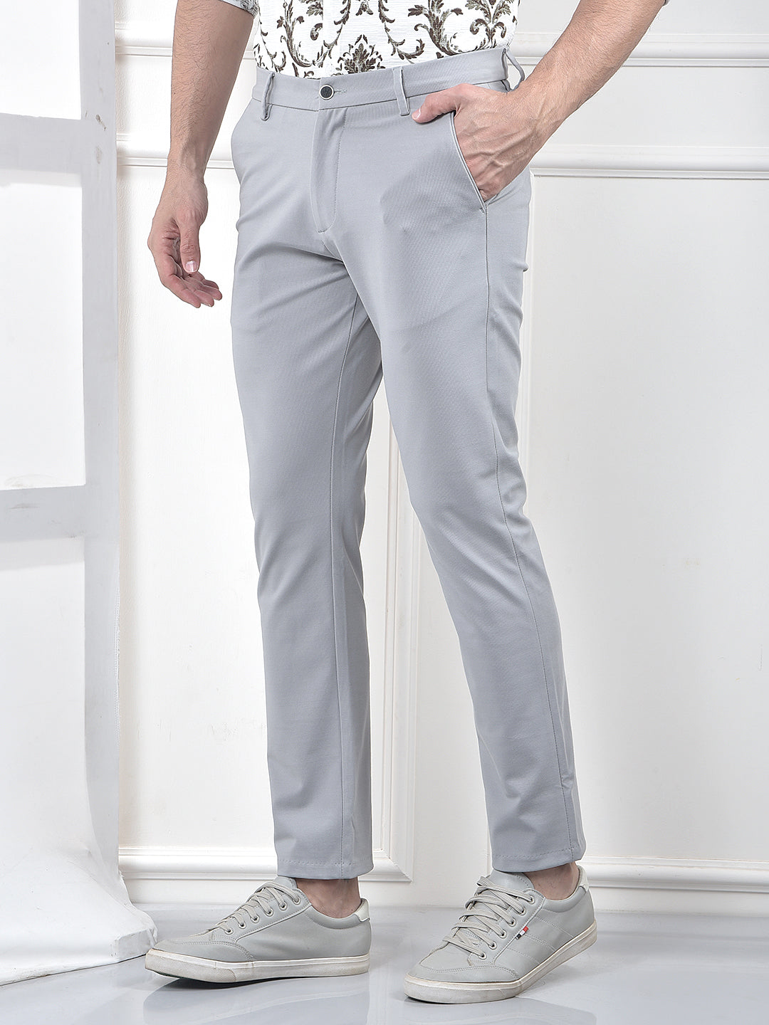 Grey Smart Trousers
