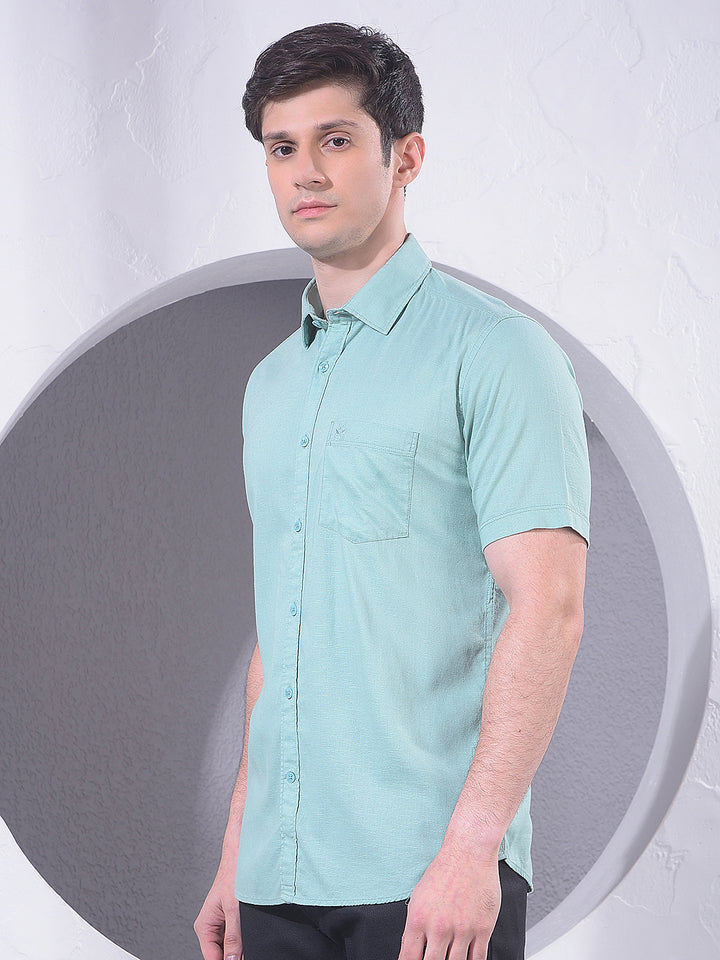 Fresh Green Linen Shirt