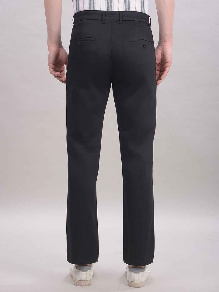 Black Straight Trousers