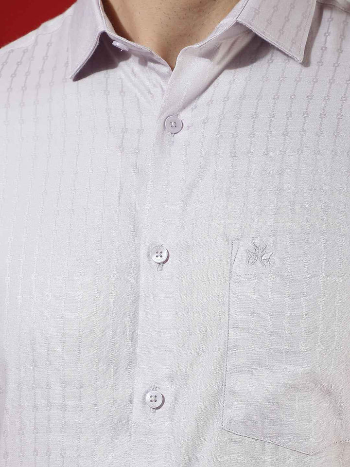 Purple Chic Print Shirt
