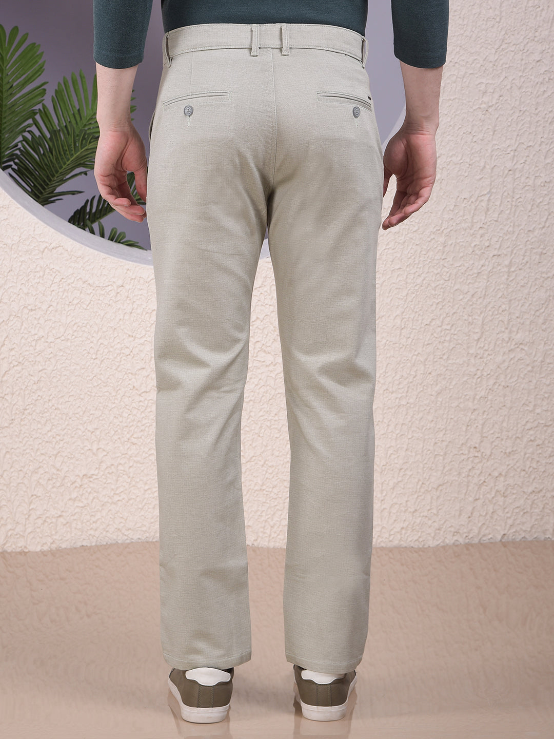 Green Printed Trousers