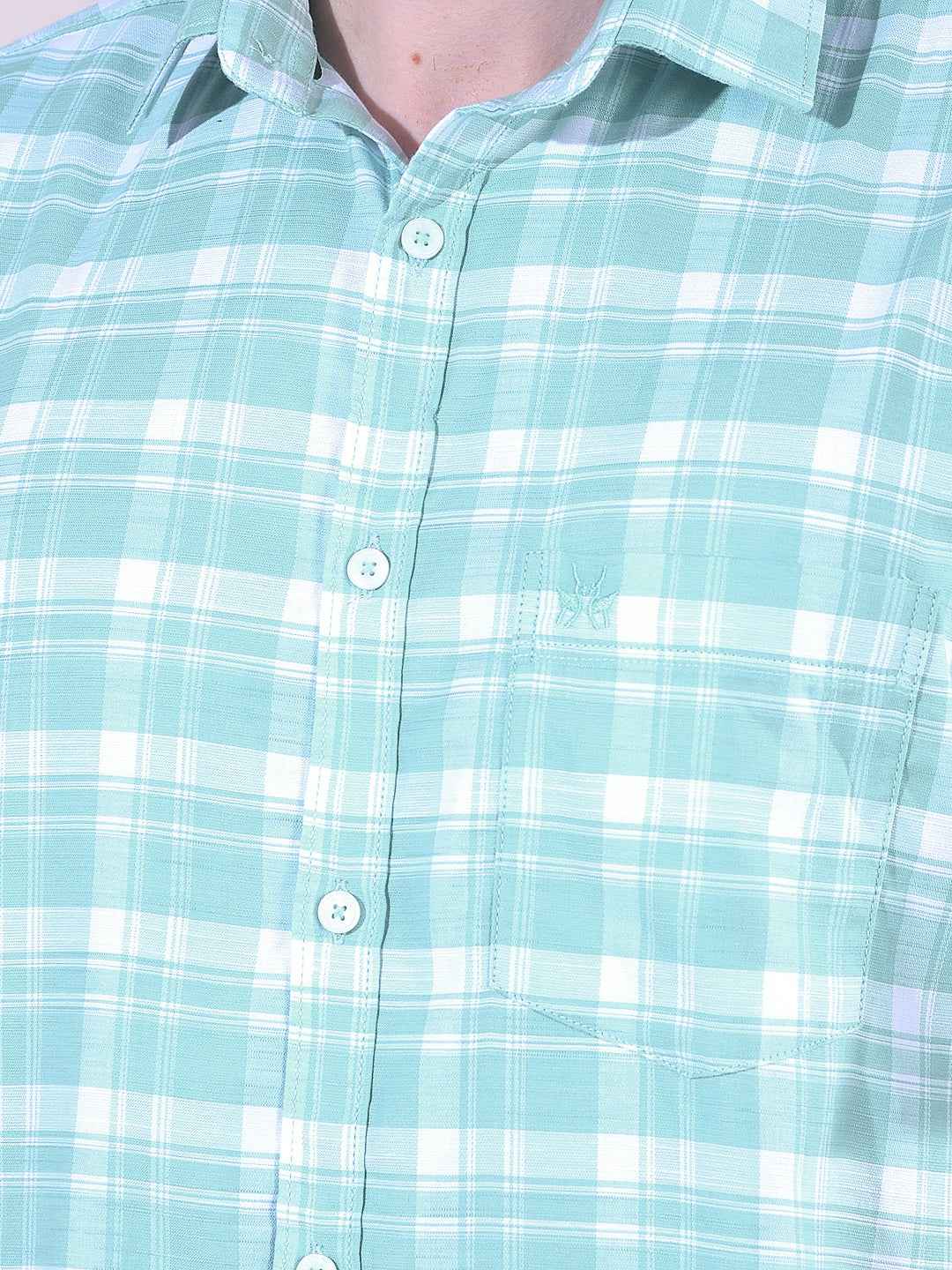 Green Checked Shirt