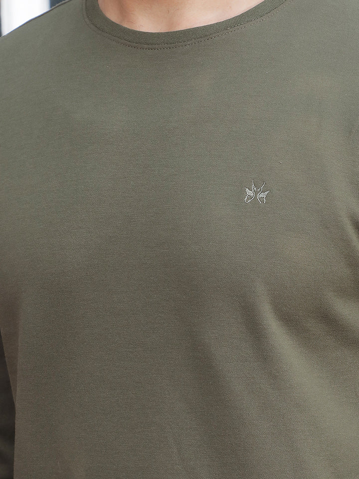 Olive Essential Crew Tee