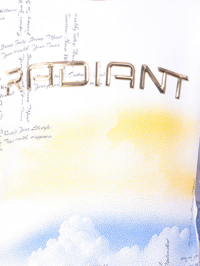 Multi-Color Abstract Print Sweatshirt