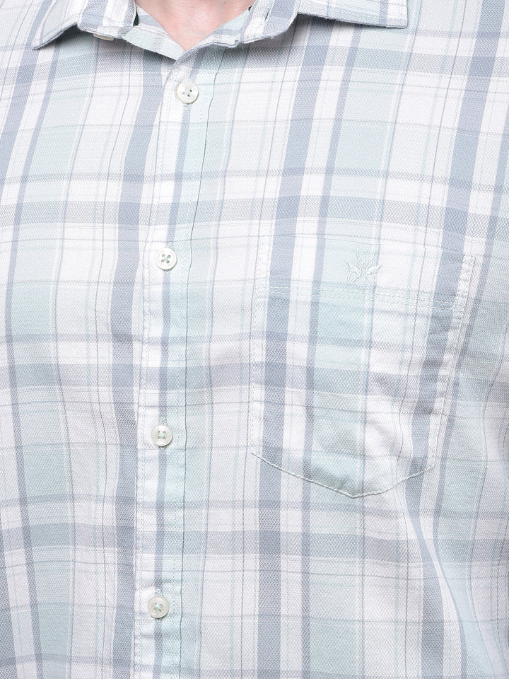Multi-Color Checked 100% Cotton Shirt