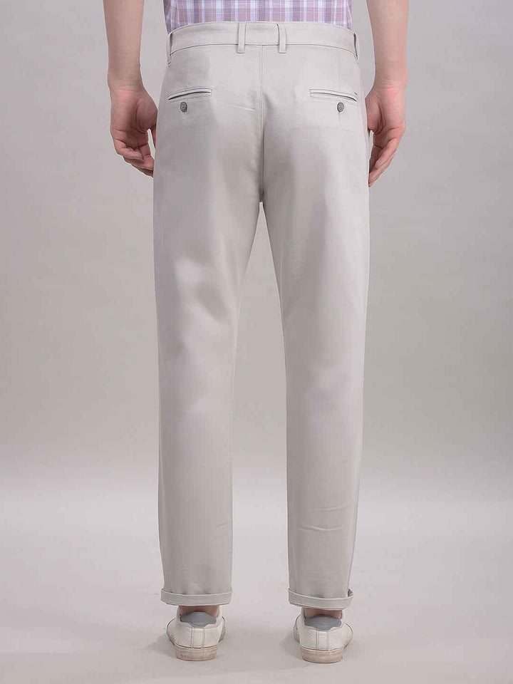 Beige Chinos Trousers