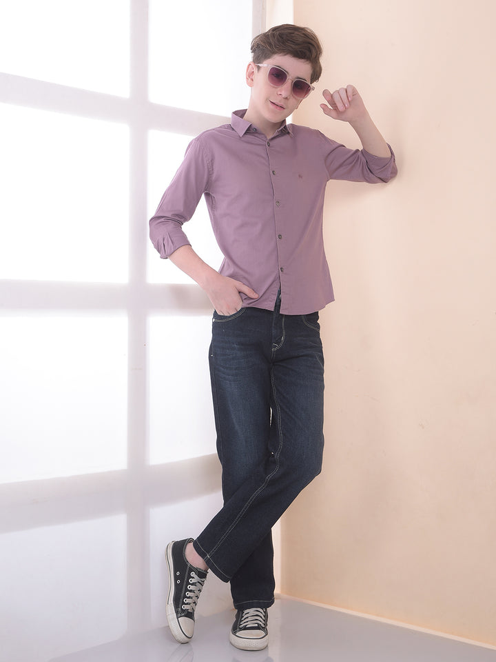 Chic Regal Purple Shirt