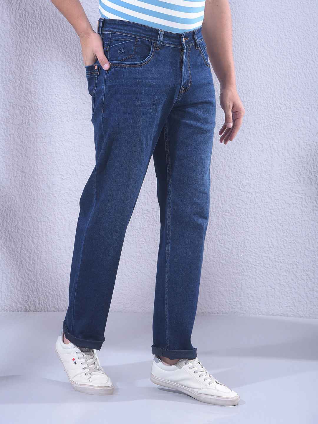 Vintage Blue Straight Jeans
