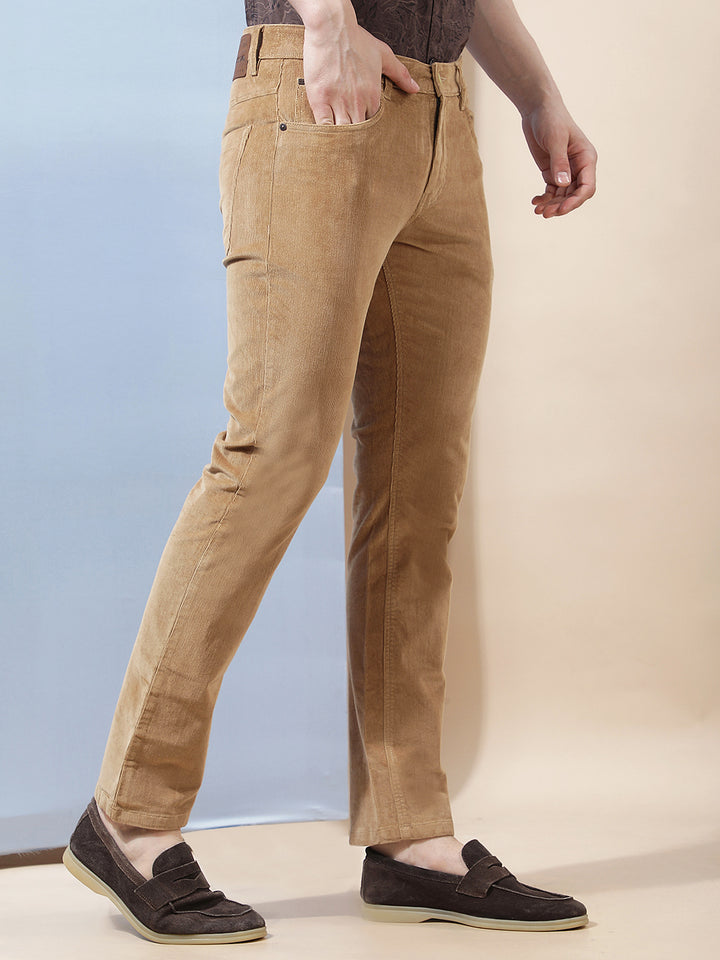 Essential Safari Khaki Corduroy Trousers