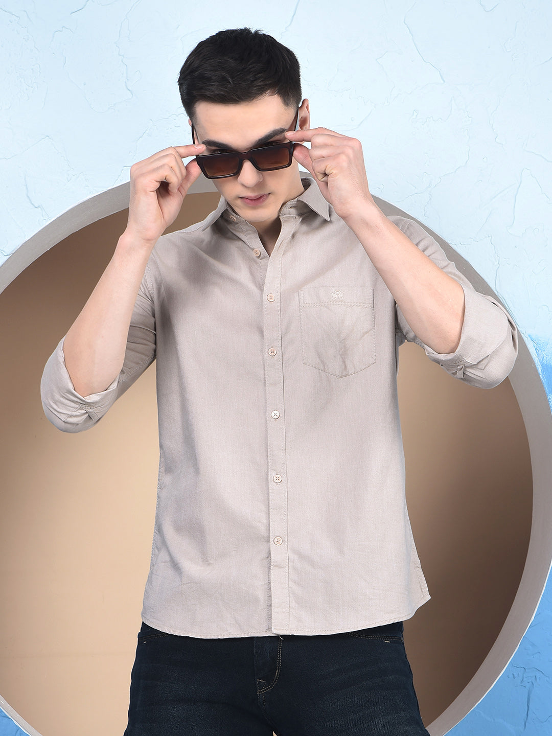 Fresh Beige Essential Shirt