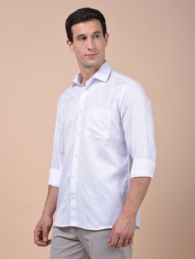 Iconic White Printed Shirt