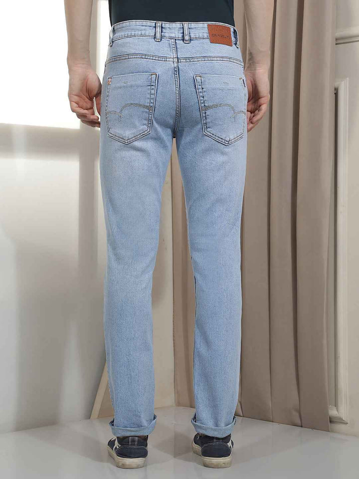 Classic Light Blue Washed Jeans