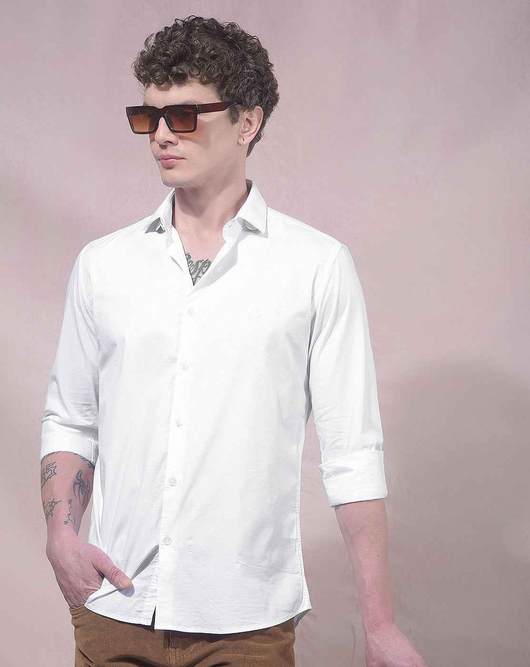 Pure White Everyday Button Shirt