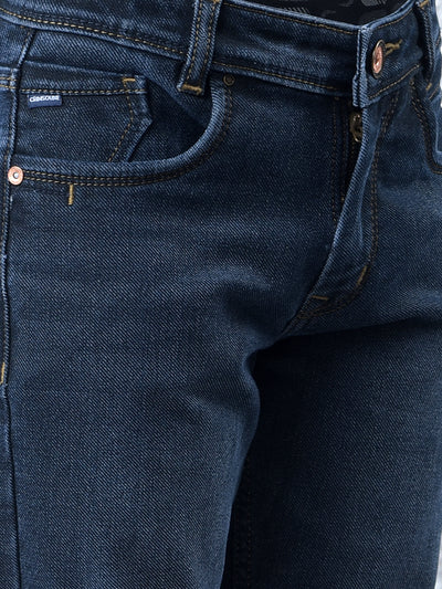 Athleisure Navy Blue Jeans