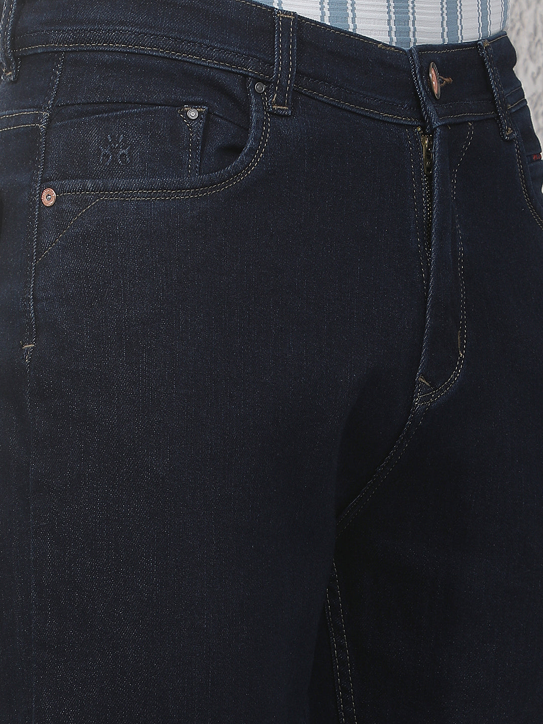 Sleek Deep Navy Navy Blue Jeans