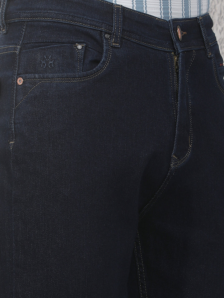 Sleek Deep Navy Navy Blue Jeans