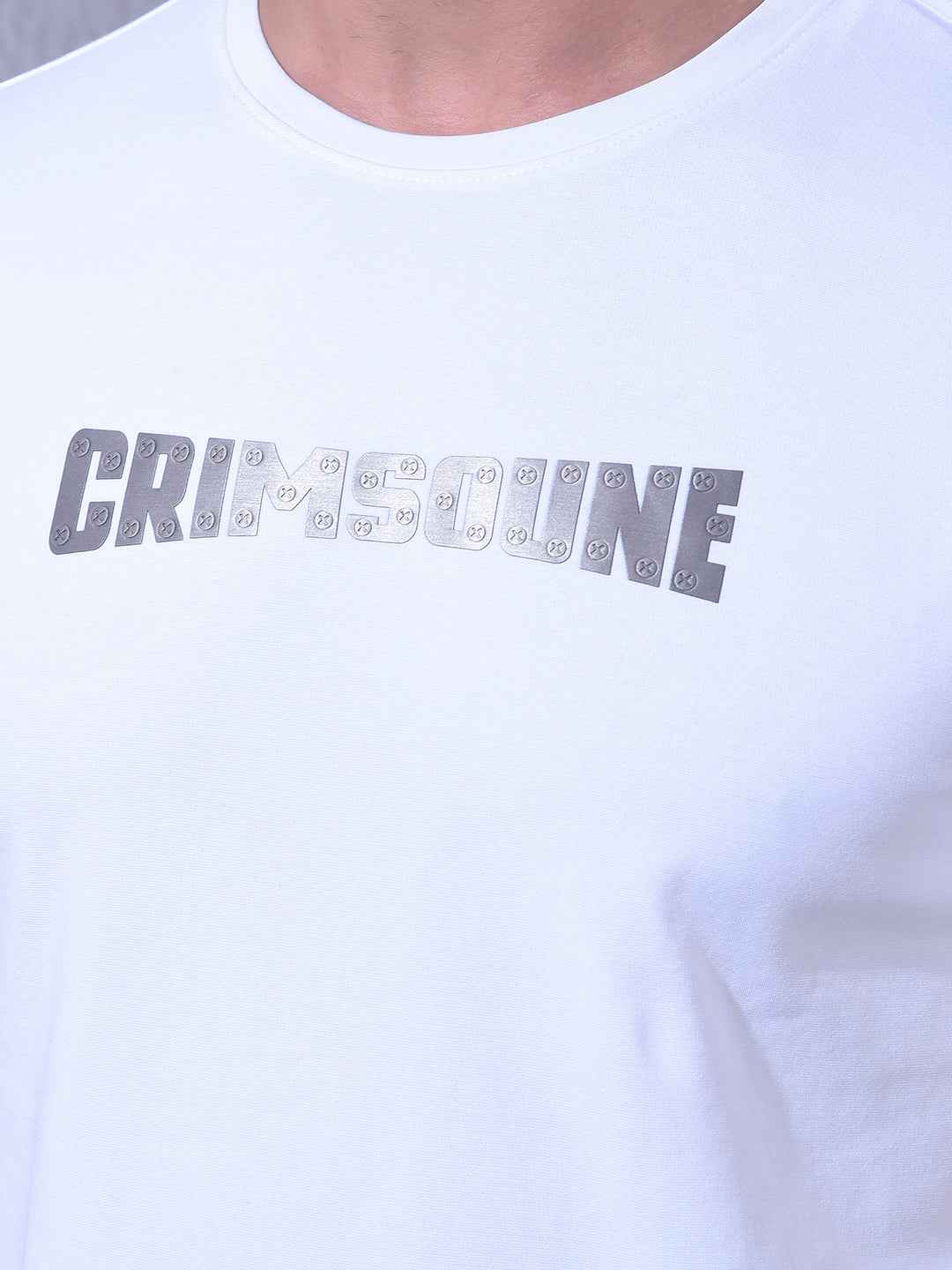 White Brand Logo T-Shirt